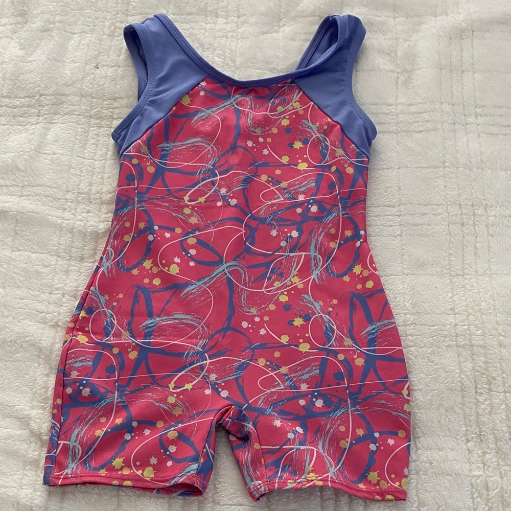 Cat & Jack Pink and Purple Kids Swim One Piece